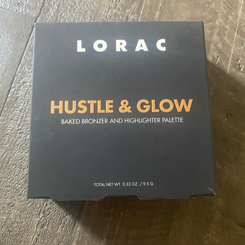 Lorac Hustle & Glow Bronzer & Highlighter Palette